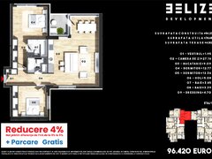 Cernica, apartament 3 camere 78 mp, parcare gratis